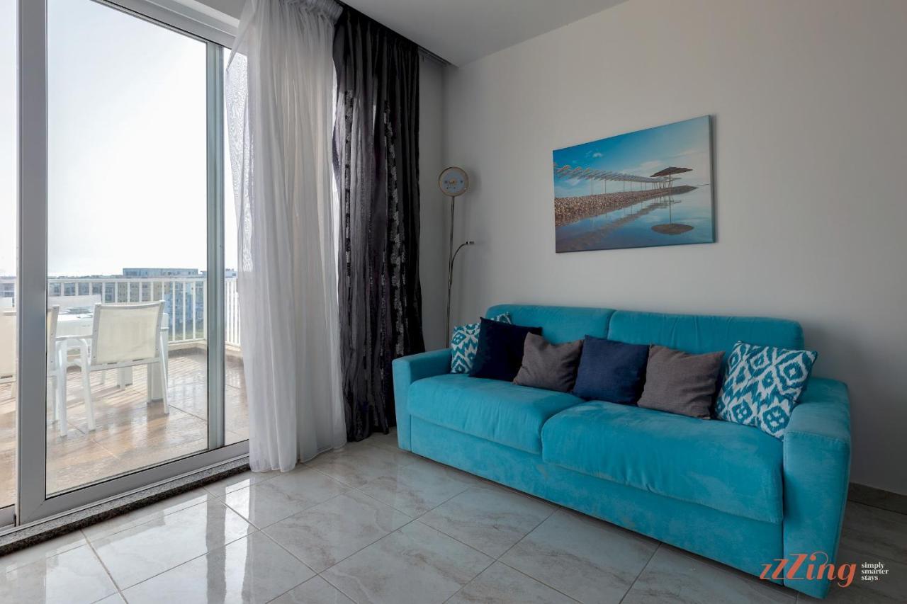 Sunny Penthouse Wterrace And Open Views Apartment St. Paul's Bay Luaran gambar